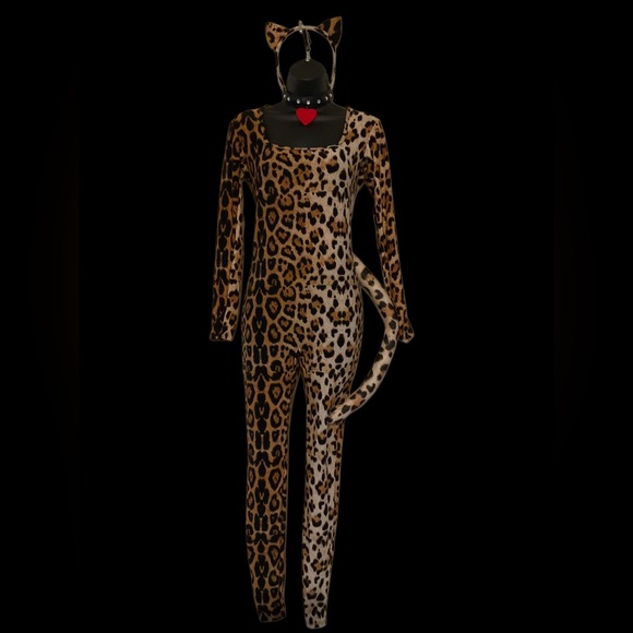 Leg Avenue Leopard Print Cougar Costume - Picture 2 of 5